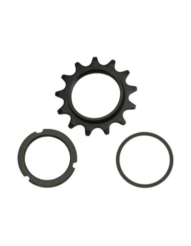 Steel Cog Track Fix 13T x 1/8 Black.